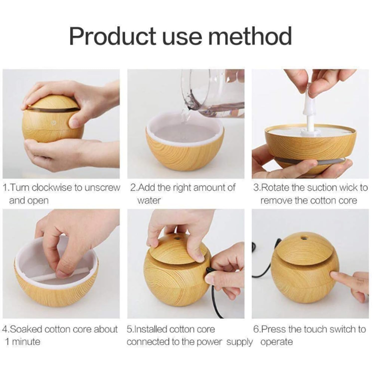 aromatherapy diffuser with led lights